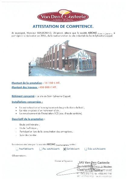 VAN DEN CASTEELE - Saint-Sylvestre-Cappel VAN DEN CASTEELE - Saint-Sylvestre-Cappel