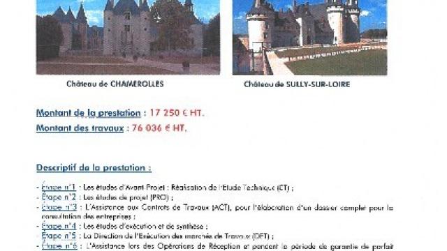 Département du LOIRET - Châteaux de CHAMEROLLES et de SULLY-SUR-LOIRE