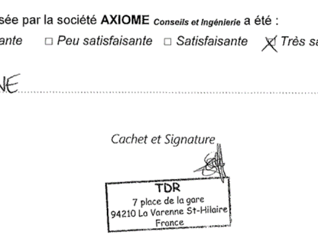 TDR ARCHITECTES : RAPPORT DE RECEPTION TECHNIQUE SUR LE SYSTEME DE SECURITE INCENDIE